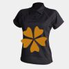 Women's piped performance polo Thumbnail