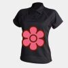 Women's piped performance polo Thumbnail