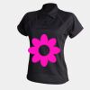 Women's piped performance polo Thumbnail