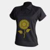 Women's piped performance polo Thumbnail