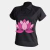 Women's piped performance polo Thumbnail