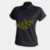 Women's piped performance polo Thumbnail