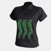 Women's piped performance polo Thumbnail