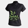 Women's piped performance polo Thumbnail