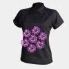 Women's piped performance polo Thumbnail