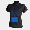Women's piped performance polo Thumbnail