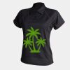 Women's piped performance polo Thumbnail