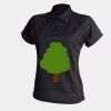Women's piped performance polo Thumbnail