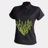 Women's piped performance polo Thumbnail