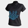 Women's piped performance polo Thumbnail