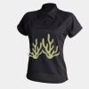Women's piped performance polo Thumbnail