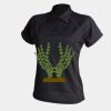 Women's piped performance polo Thumbnail