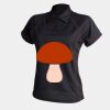 Women's piped performance polo Thumbnail