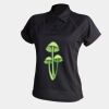 Women's piped performance polo Thumbnail