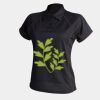 Women's piped performance polo Thumbnail