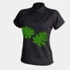Women's piped performance polo Thumbnail