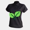 Women's piped performance polo Thumbnail