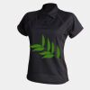 Women's piped performance polo Thumbnail