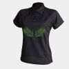 Women's piped performance polo Thumbnail