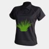 Women's piped performance polo Thumbnail