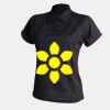 Women's piped performance polo Thumbnail