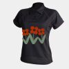 Women's piped performance polo Thumbnail