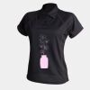 Women's piped performance polo Thumbnail