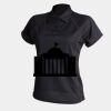 Women's piped performance polo Thumbnail