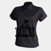 Women's piped performance polo Thumbnail