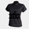 Women's piped performance polo Thumbnail