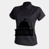 Women's piped performance polo Thumbnail