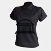 Women's piped performance polo Thumbnail