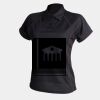 Women's piped performance polo Thumbnail