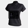 Women's piped performance polo Thumbnail