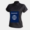 Women's piped performance polo Thumbnail