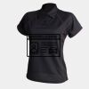 Women's piped performance polo Thumbnail