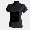 Women's piped performance polo Thumbnail