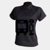 Women's piped performance polo Thumbnail