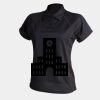 Women's piped performance polo Thumbnail