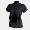 Women's piped performance polo Thumbnail