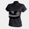Women's piped performance polo Thumbnail