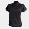 Women's piped performance polo Thumbnail