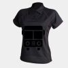 Women's piped performance polo Thumbnail