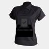 Women's piped performance polo Thumbnail