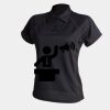 Women's piped performance polo Thumbnail