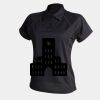 Women's piped performance polo Thumbnail