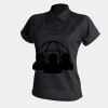 Women's piped performance polo Thumbnail