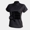 Women's piped performance polo Thumbnail