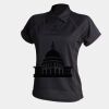Women's piped performance polo Thumbnail