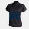 Women's piped performance polo Thumbnail